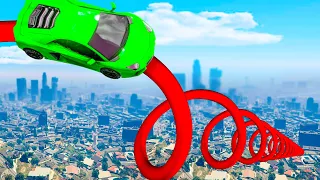 HO COMPLETATO LA GARA STUNT IMPOSSIBILE AL 99%! - GTA 5 *PS5*