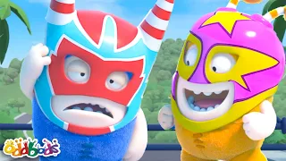 Oddbods: La Lucha Libre | Caricaturas | Videos Graciosos Para Niños | Oddbods