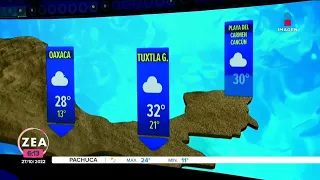 Pronóstico del tiempo 27 de octubre de 2022 | Noticias con Francisco Zea