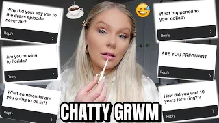 Chatty Get Ready With Me: SPILLING THE TEA & ANSWERING YOUR QUESTIONS | KELLY STRACK