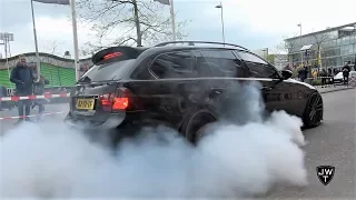 INSANE 900HP BMW 335i (E91)! - BURNOUTS & LOUD AKRAPOVIC EXHAUST SOUNDS!