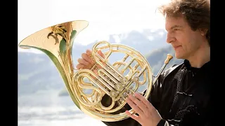 Arkady Shilkloper perform concerto by Alexander Rosenblatt for Horn and Orchestra. Circa 1990