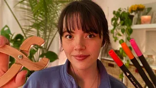 ASMR Full Facial Customization & Sketching Your New Face (personal attention, tinkering)