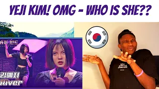 FIRST TIME EVER REACTING TO YEJI KIM | YEJI KIM "RIVER"(BISHOP BRIGGS COVER) REACTION