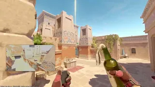 CS2 Anubis Mid Door Molotov - Tutorial