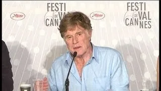 All Is Lost : The press conference with Robert Redford at le Festival de Cannes - 22/05
