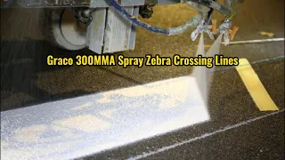 Graco 300MMA External 1:1 Cold Plastic Spray Road Marking Machine Apply Zebra Crossing Lines