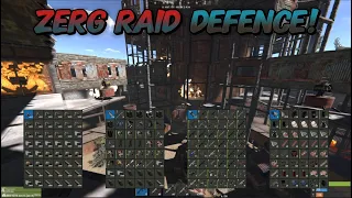 MY BIGGEST RAID DEFENCE! - Rust Console
