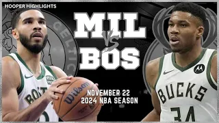 Milwaukee Bucks vs Boston Celtics Full Game Highlights | Nov 22 | 2024 NBA Season