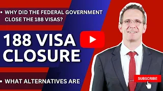 All Australian Business Innovation, Significant Investor and Entrepreneur Visa 188 Visas Closed!