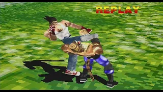 Tekken 1 - Kazuya Arcade Mode (PS1)