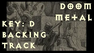 Doom / Stoner Metal Backing Track in D (100 bpm)