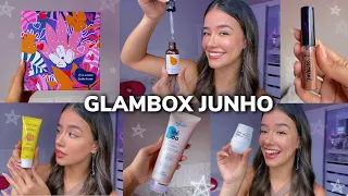 GLAMBOX JUNHO 2022 🌸edição Jardim do amor ~ unboxing , testando produtos + cupom de desconto ✨