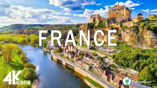 France 4K - France AMAZING Beautiful Nature with Soothing Relaxing Music (4K Video Ultra HD)