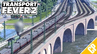 Transport Fever 2 | S6 E45 | 90.000.000$ Tunnel | passenger train to Sallastal | Lets Play