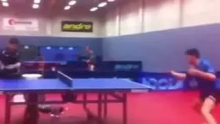 Table Tennis Ping pong Very fast Training With Dimitrij Ovtcharov