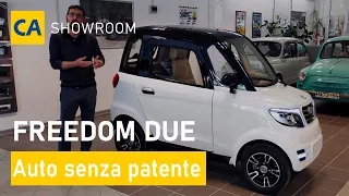 FREEDOM DUE | Interni ed esterni di una piccola auto elettrica per disabili e anziani senza patente