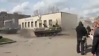 Бмп дрифт ДНР/Crazy Russian tank