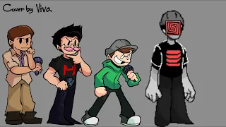 Triple Youtubers Concept of what they look like i guess?