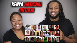 🇰🇪 KENYANS UNITED WHILE APART! Americans FIRST TIME Hearing Kenya's National Anthem