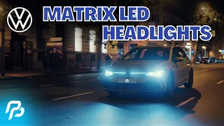 VW Digital Matrix LED Headlights Real-World Test (HDR)