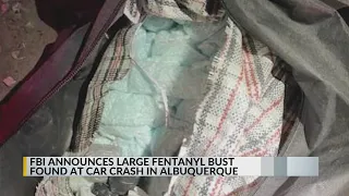 FBI seizes 230,000 fentanyl pills, $130,000 after Albuquerque crash