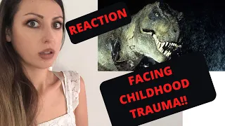 REACTING TO TRAUMATIZING SCENE FROM JURASSIC PARK FOR THE FIRST TIME!!