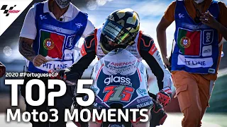 Top 5 Moto3 Moments | 2020 #PortugueseGP