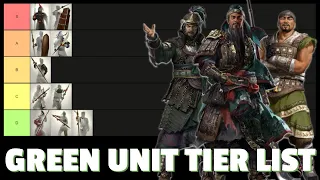Green Unit Tier List | Total War: Three Kingdoms