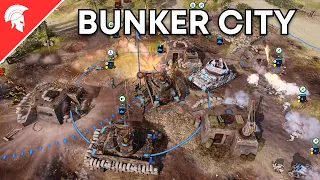 BUNKER CITY - Wehrmacht Gameplay - 4vs4 Multiplayer - Company of Heroes 3