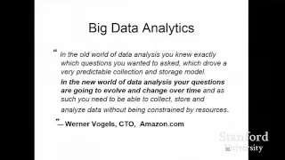 Stanford Seminar - Big Data: A Data Driven Society?