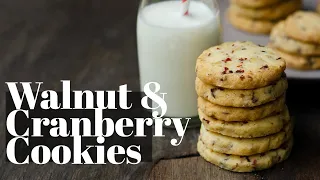 Cranberries and Walnut Cookies