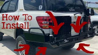 BFF Rear bumper install - Sequoia Overland