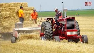 INTERNATIONAL 1256 Turbo Tractor & 430 Baler