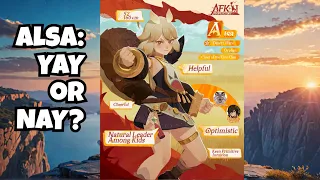 Alsa a good unit? [Afk Journey]