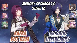 Kafka x Guinaifen & Dr. Ratio Hypercarry Memory of Chaos Stage 10 (3 Stars) | Honkai Star Rail