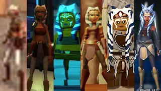 Ahsoka Tano Evolution in Star Wars Videogames!