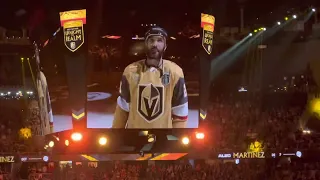 Stanley Cup Finals 6/3/2023 game 1 in Las Vegas opening introduction for Vegas Golden Knights.