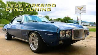 Dyno Carb Tuning a 455 powered 1969 Pontiac Firebird with Oxygen sensor at V8 Speed & Resto Shop