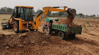 JCB kudi karti hai mitti ki || JCB tractor load karti hui