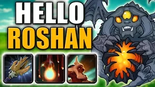 Permanent bash - EZ Roshan Kill [Max Attack Speed with Bash of the Deep] Dota 2 Ability Draft