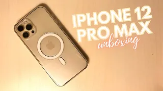 Iphone 12 Pro Max Gold Unboxing (Philippines) | Accessories and Setup