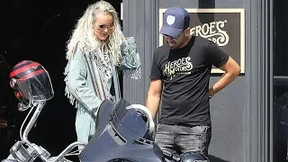 EXCLUSIVE - Johnny Hallyday's Widow Laeticia Gets Her Harley On ...