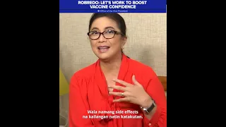 VP Robredo shares the vaccination of a Filipino in UK and his experienced side effects