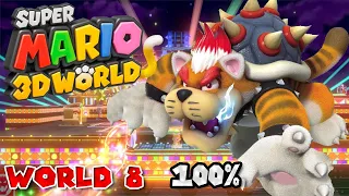 CAT BOWSER😼Super Mario 3D World ENDING? Walkthrough Gameplay - World 8 100% Nintendo Switch