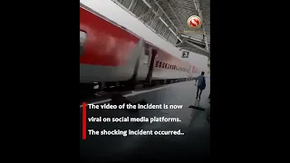 On Camera man falls from running train