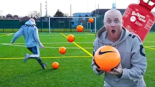 HELIUM FOOTBALL CHALLENGE (Does It work??)