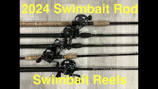 2024 Swimbait Rod and swimbait Reel setups