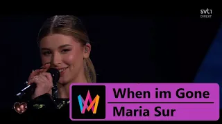 When im gone - Maria Sur // Melodifestivalen 2024 - Heat 2