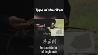#Shorts [Shuriken] What kinds of shuriken do ninjas have?